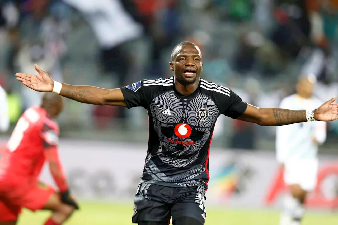 Pirates’ Mabasa lost for words after first professional hat-trick