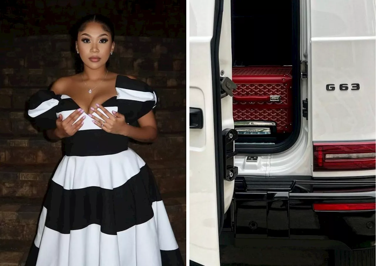 ‘Open the pipes’: Tamia Mpisane takes R5m G-Wagon for a spin