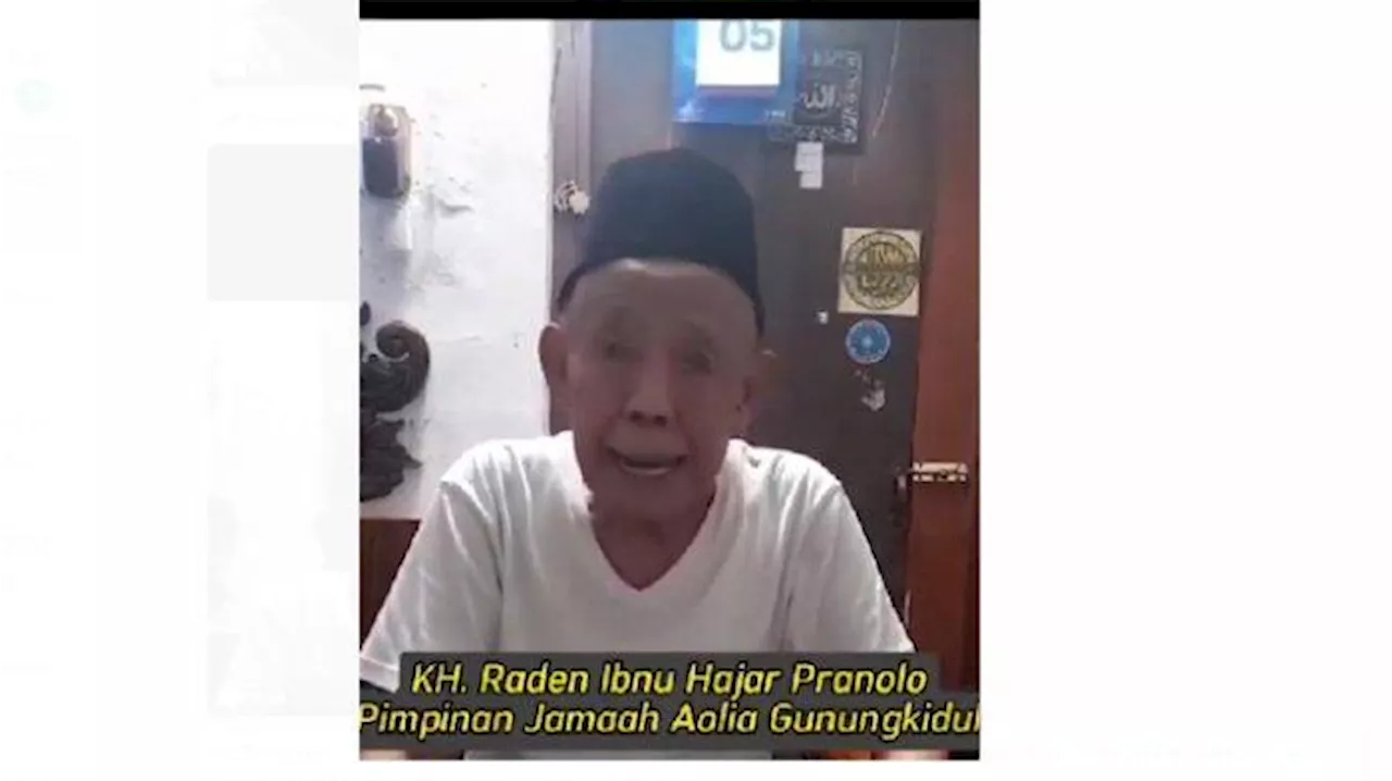 Pimpinan Jemaah Aolia Mbah Benu Minta Maaf terkait Ucapan 'Telepon Allah' saat Menentukan 1 Syawal