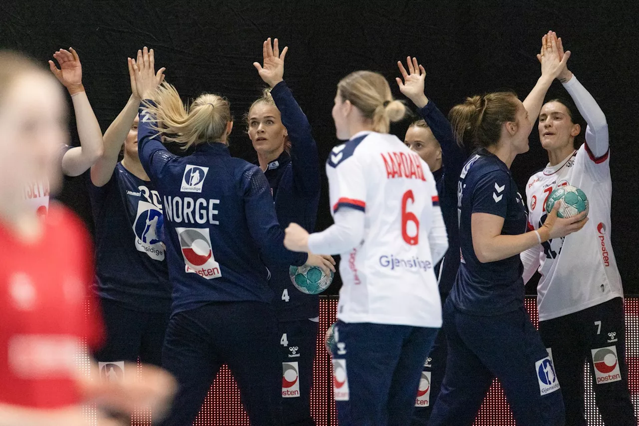 Norges håndballkvinner vinner stort mot Sveits i EHF Euro Cup