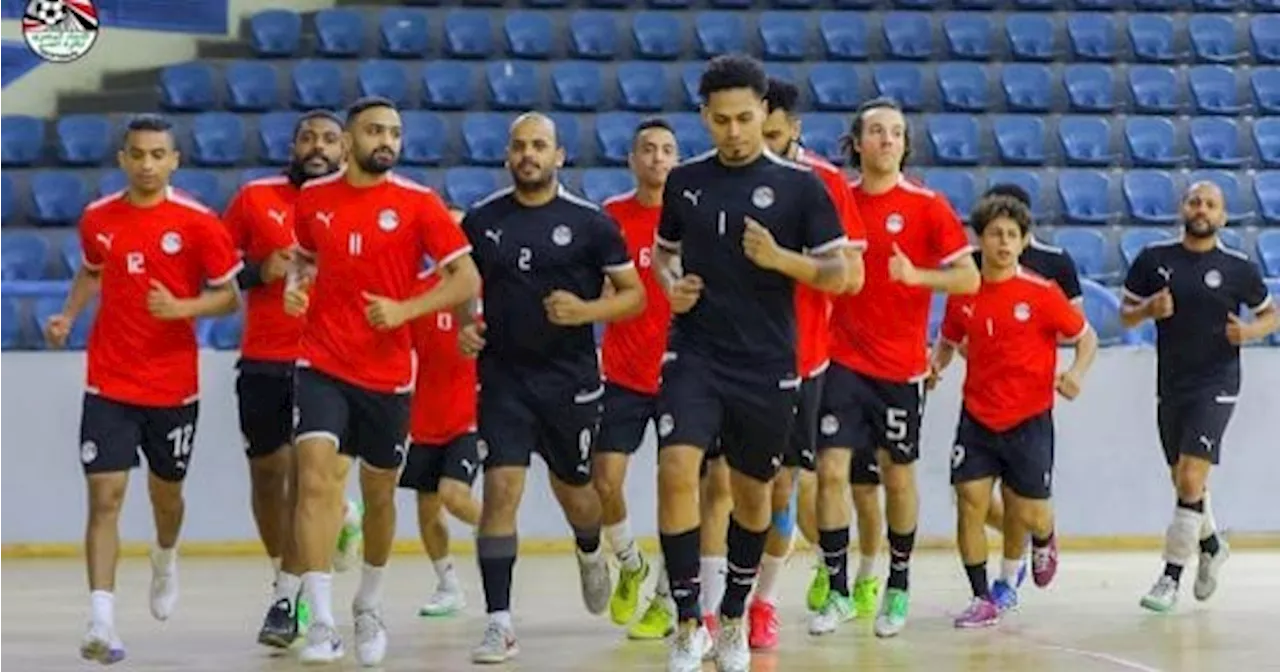 منتخب الصالات يكثف تدريباته فى الأيام الأخيرة قبل السفر للمغرب