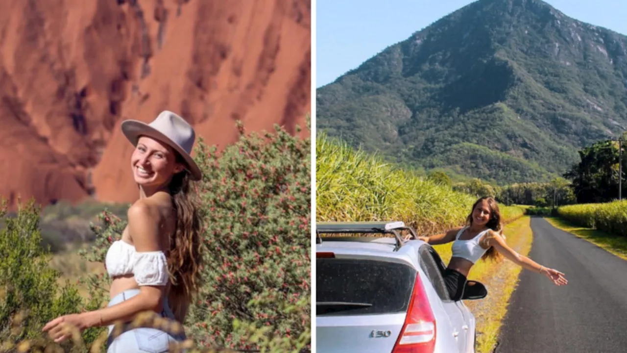 How young woman has travelled 80,000km solo around Australia