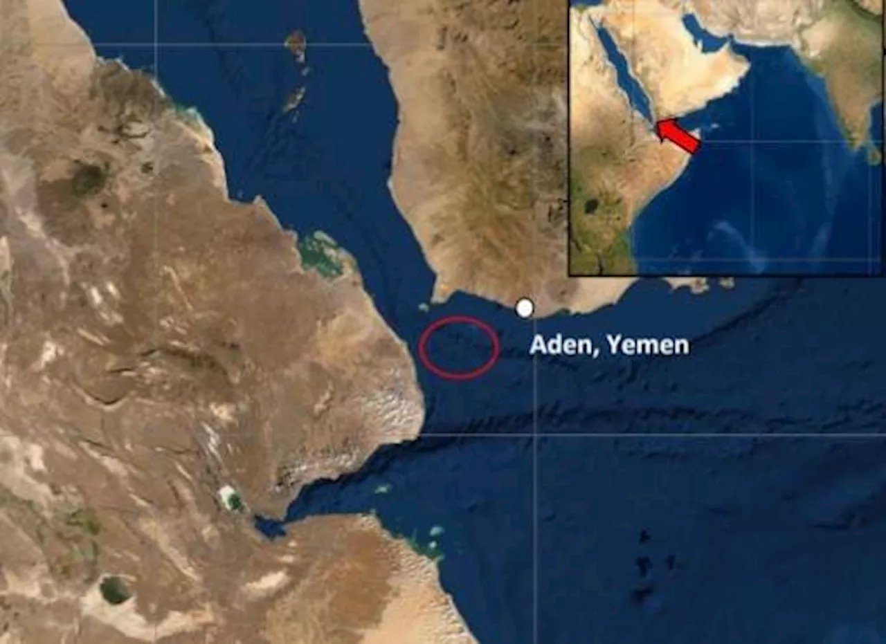 تقرير عن واقعة على بعد 59 ميلاً بحرياً جنوب غربي عدن
