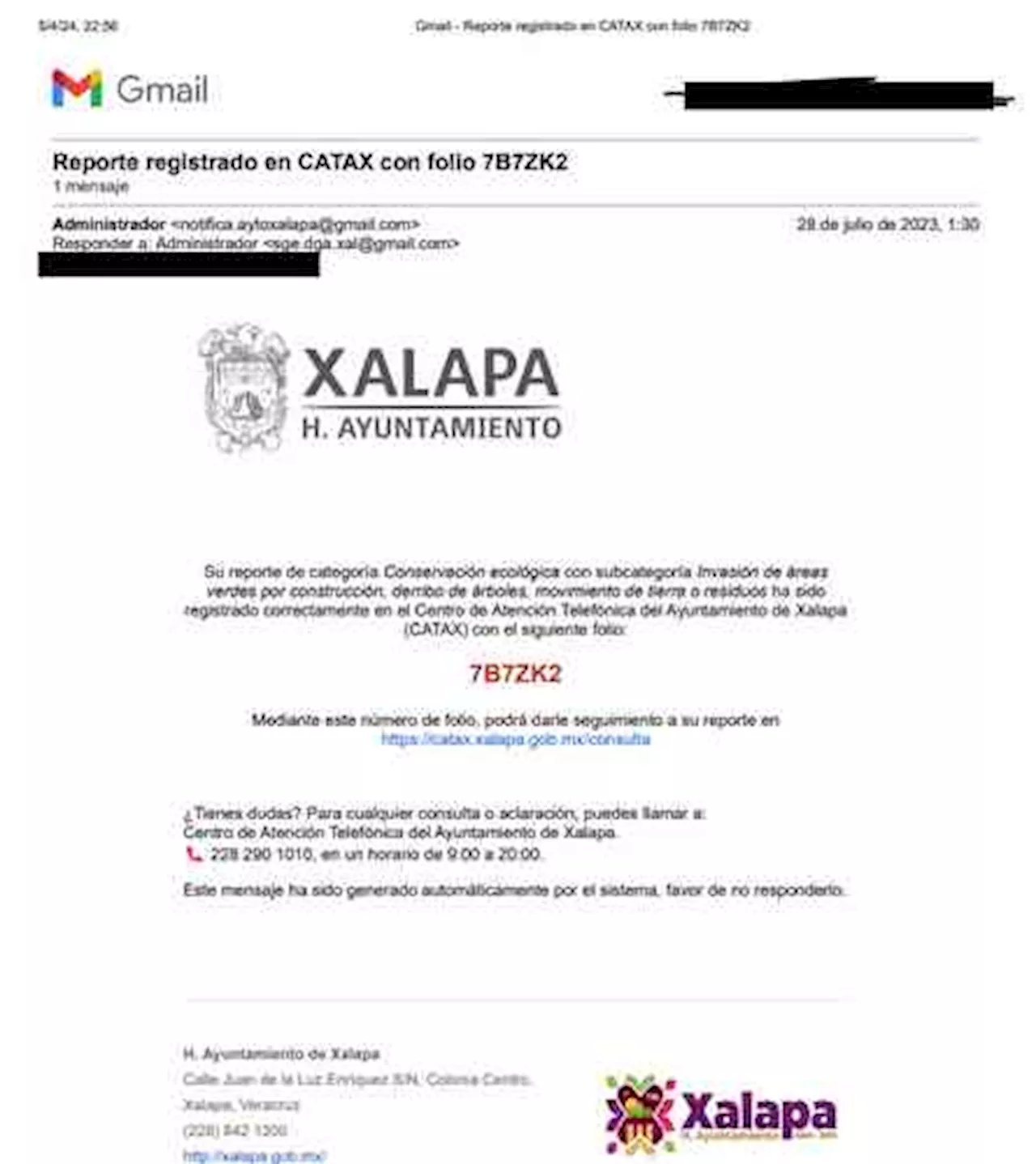 Ayuntamiento de Xalapa no atiende denuncias por invasión de área verde, denuncia