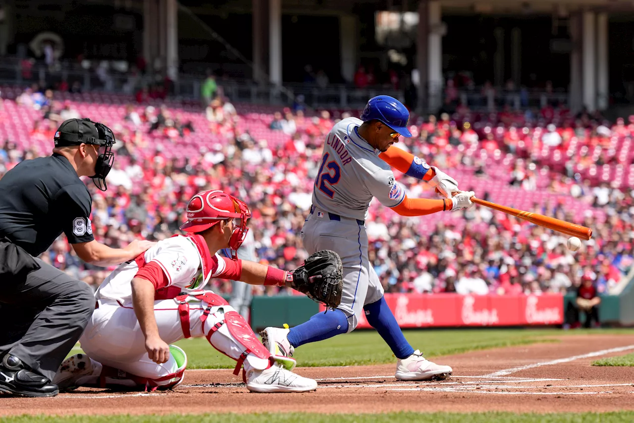 Lindor's breakout day, Manaea fuel Mets to 3-1 victory over Reds, 1st series win of 2024