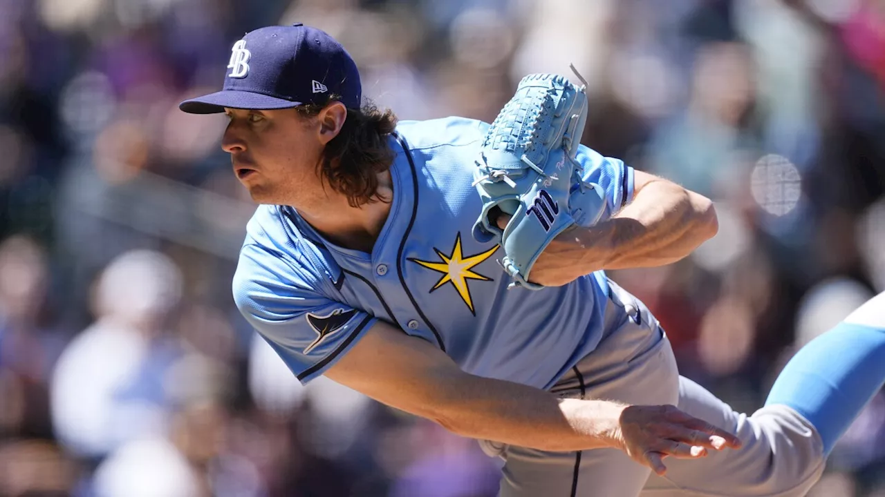 Pepiot strikes out a career-high 11 in Rays' 3-2 victory Rockies