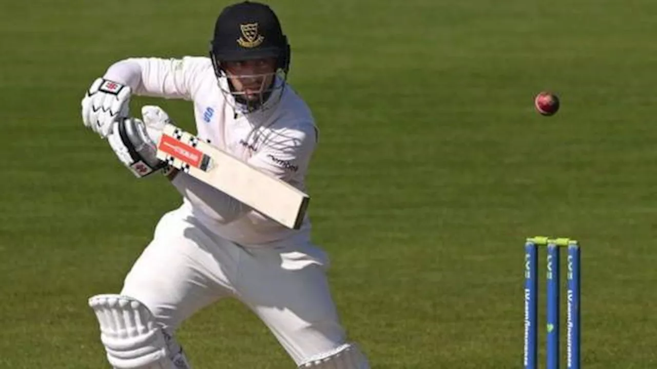 Sussex opener Tom Haines scores century but match likely to end in a draw