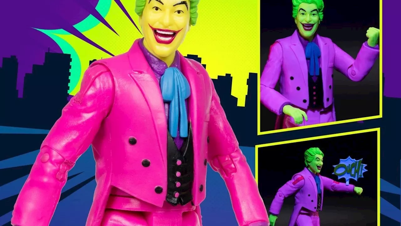 McFarlane Toys Debuts Exclusive Batman 1966 Blacklight Joker Figure