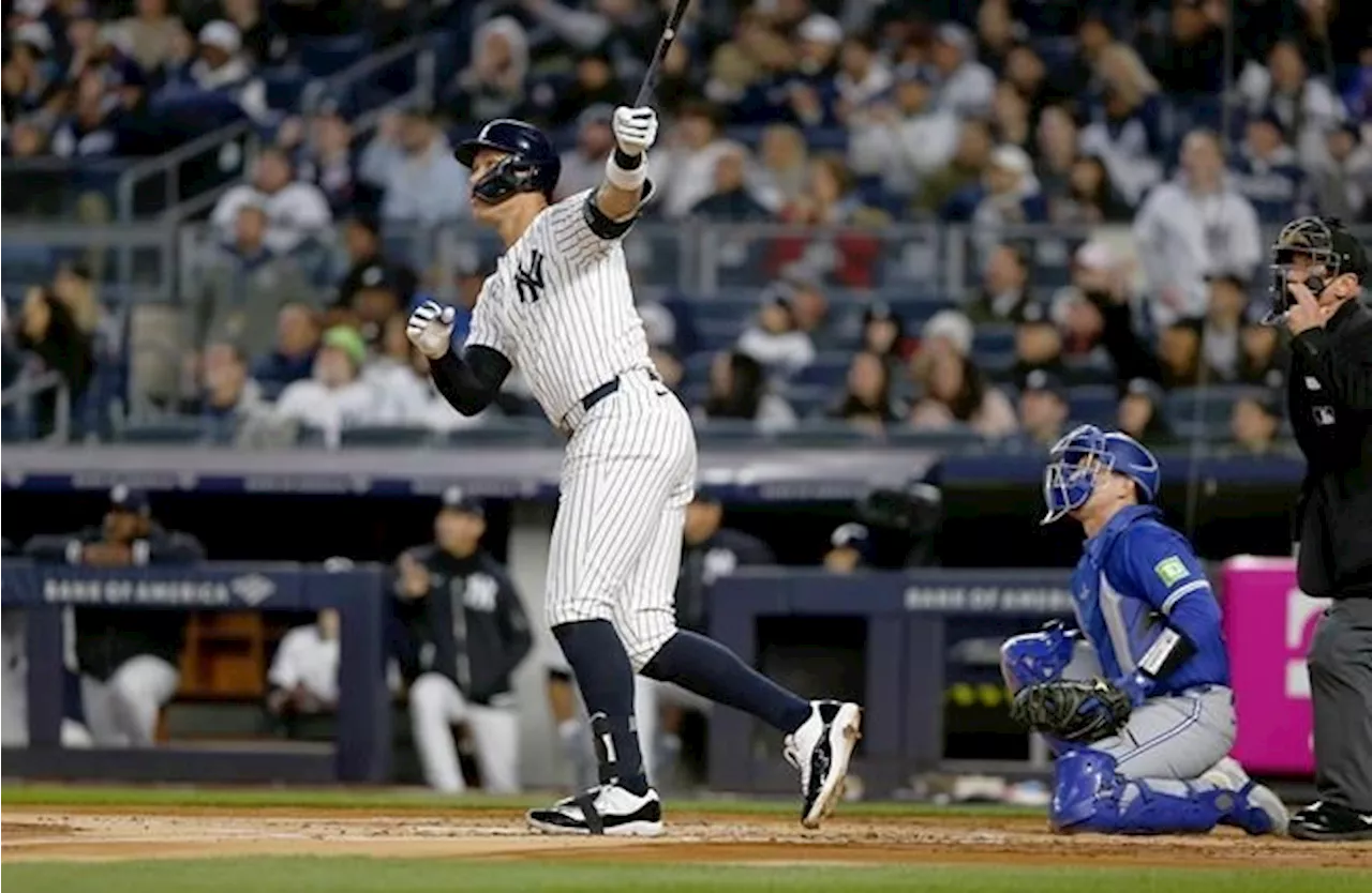 Judge, Stanton, Rizzo homer to lead Yankees over Blue Jays 9-8