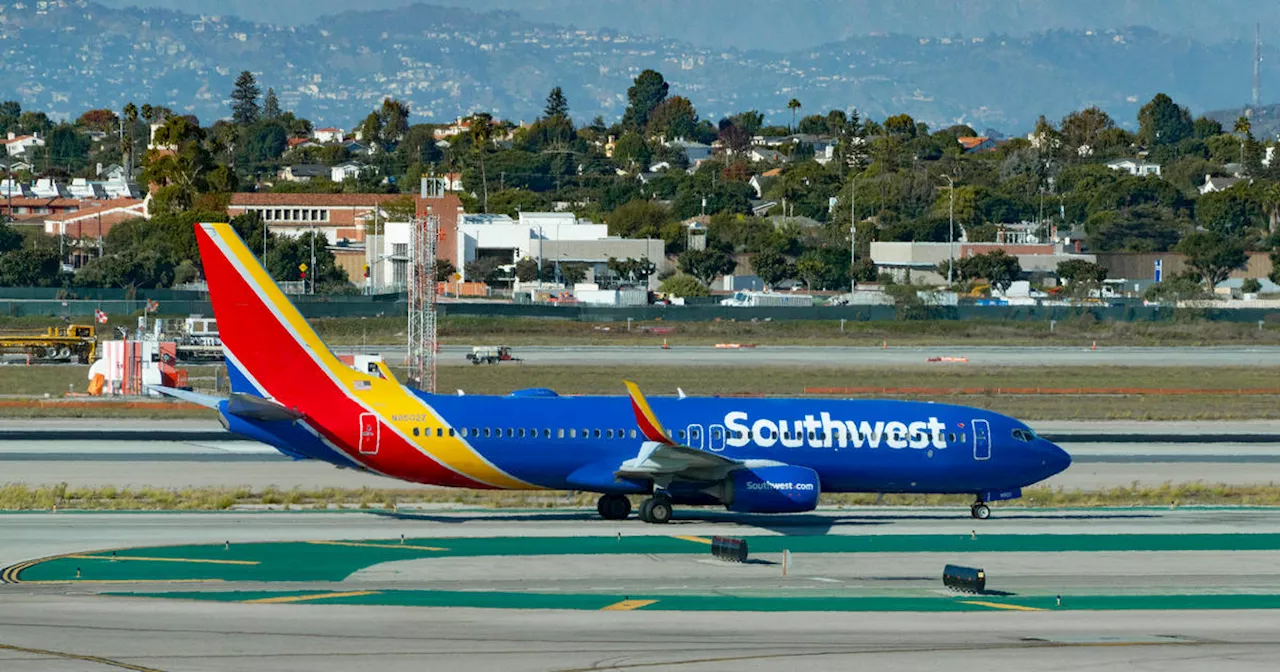 Engine covering falls off Boeing plane, strikes wing flap during Southwest Airlines flight Denver takeoff