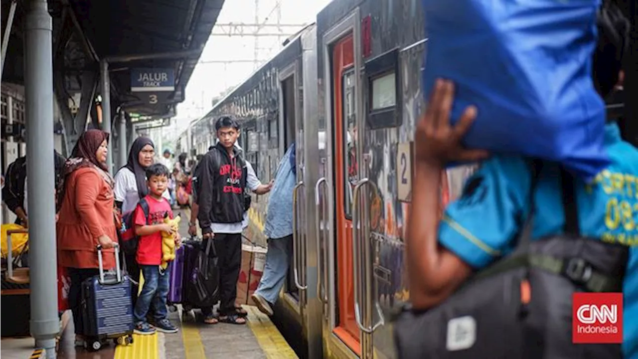 H-3 Lebaran Jadi Hari Puncak Kedua Sementara Arus Mudik via Kereta