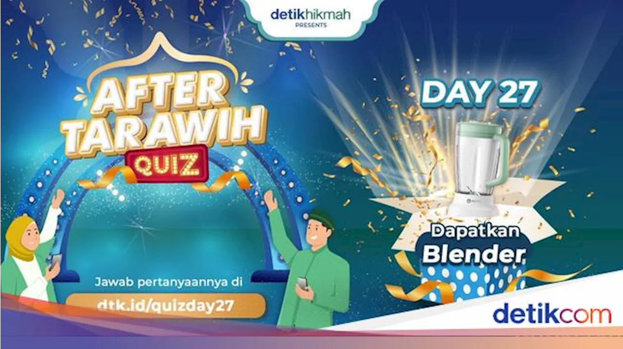 Program After Tarawih Quiz masih bagi-bagi hadiah sampai hari ke-30