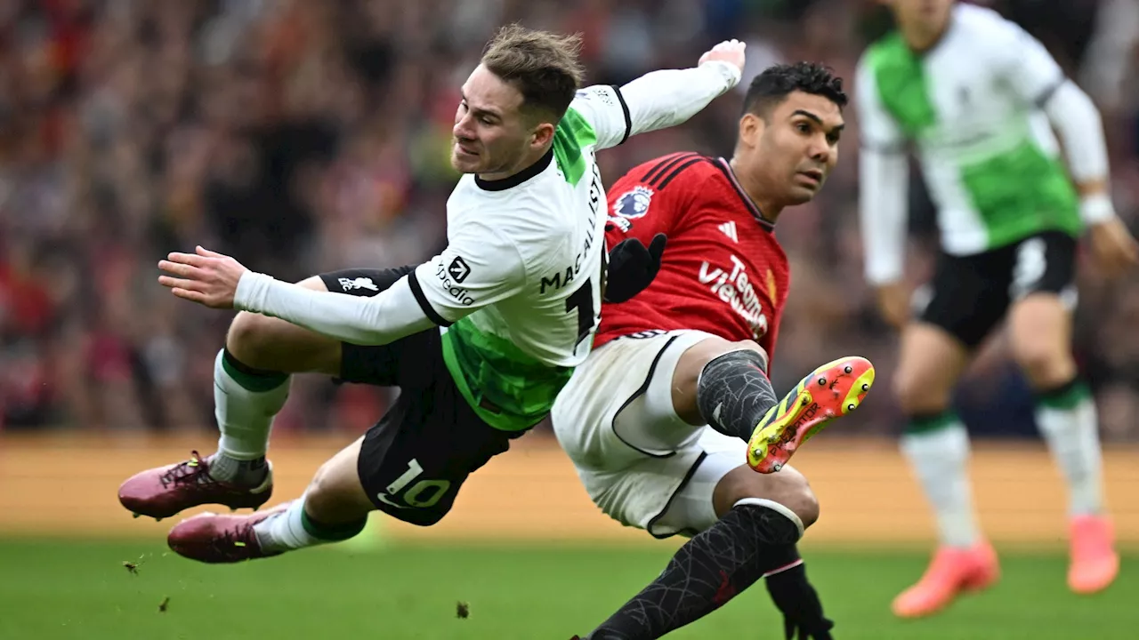 Premier League, 32e journée : Liverpool accroché par Manchester United (2-2), Arsenal reste leader