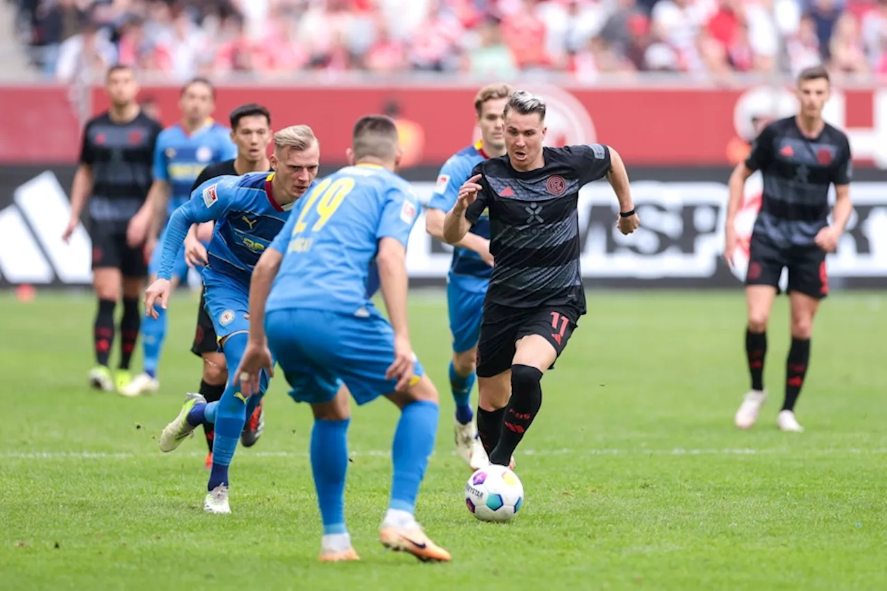 Fortuna Düsseldorf gewinnt gegen Eintracht Braunschweig und sichert sich den dritten Tabellenplatz