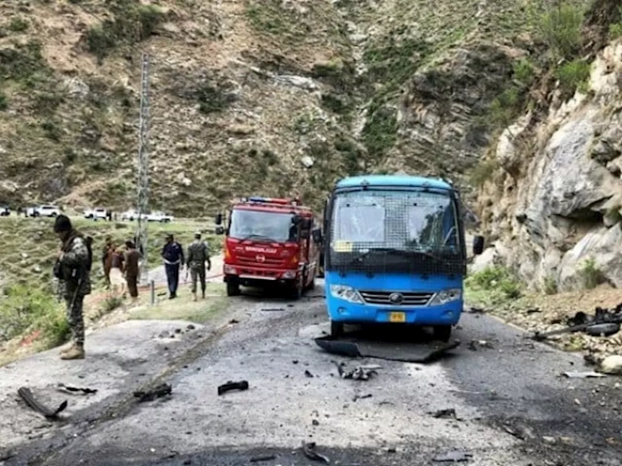 بشام میں چینی انجنیئرز کو لے جانے والی بس بم پروف نہ ہونے کا انکشاف