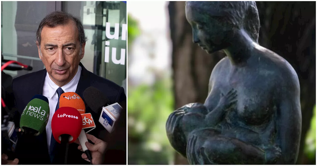 Milano, il Comune dice no alla statua di una donna che allatta: “Valori non condivisibili”