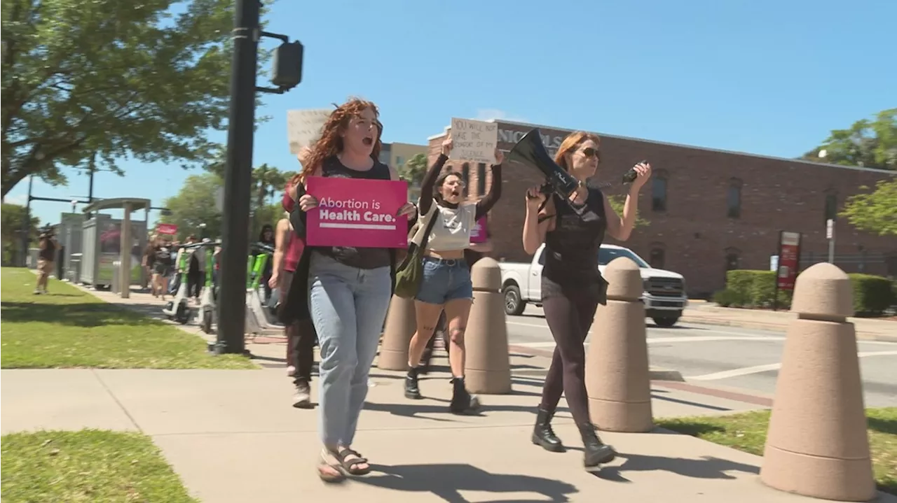 Dozens rally for abortion access ahead of November amendment vote