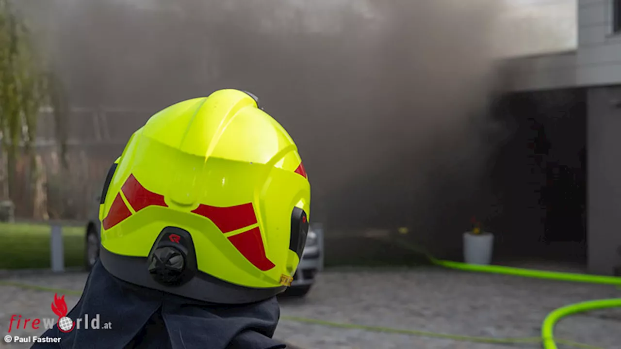 Brand in einem Einfamilienhaus in Sulz im Wienerwald