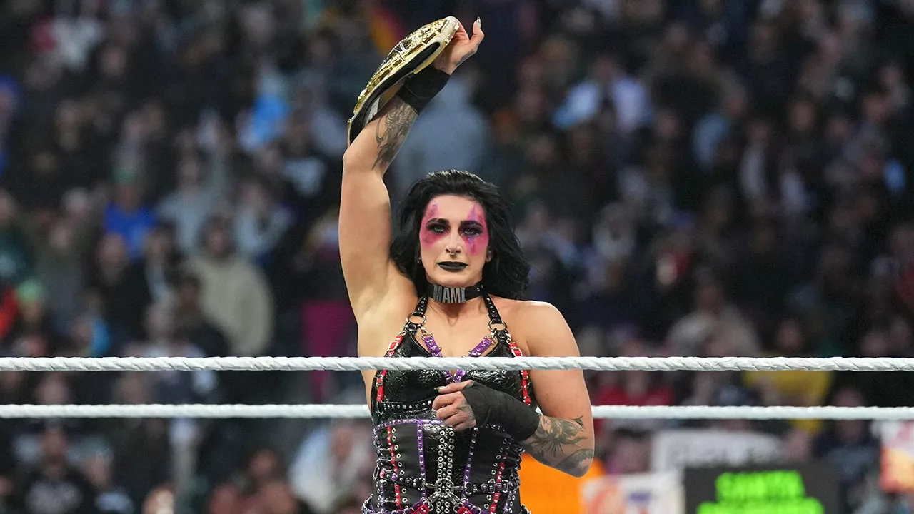 WrestleMania 40: Rhea Ripley tops Becky Lynch in hotly contested match to retain women's title