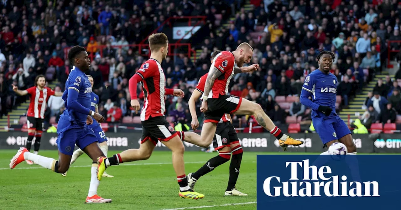 McBurnie strikes late to deny Chelsea and earn point for Sheffield United