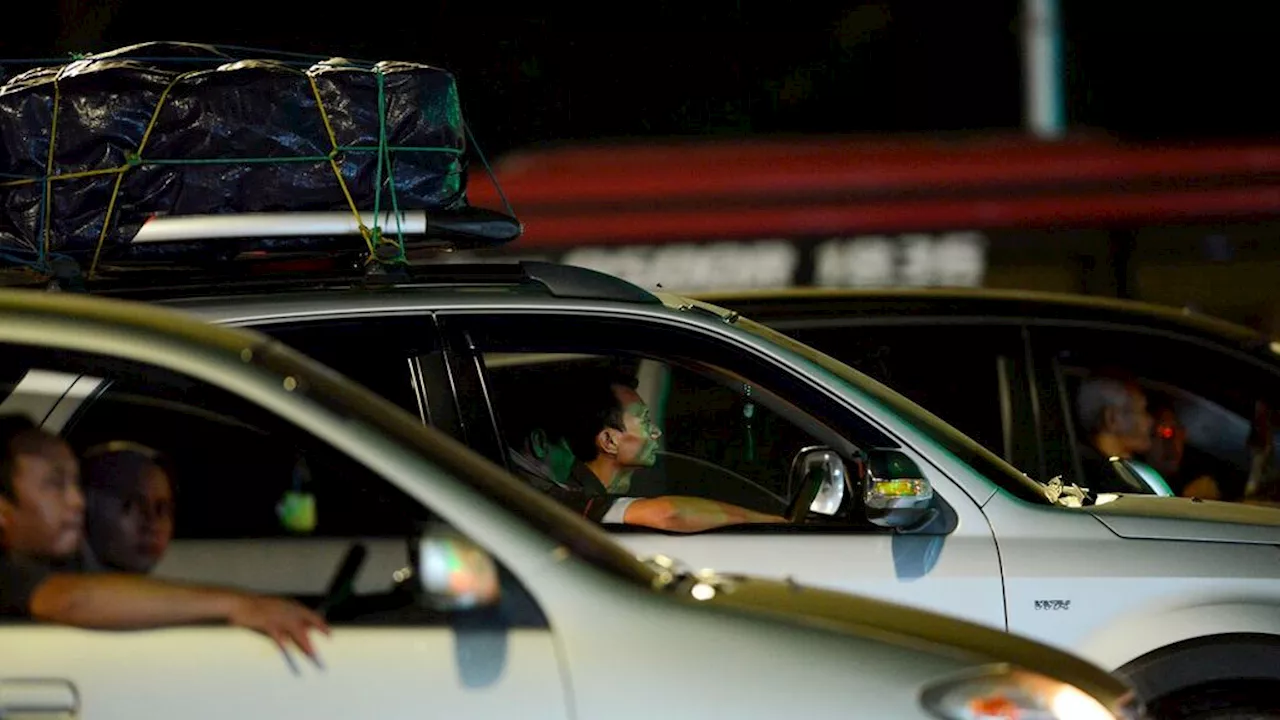 Kemacetan Parah di Tol Jakarta-Merak saat Mudik Lebaran