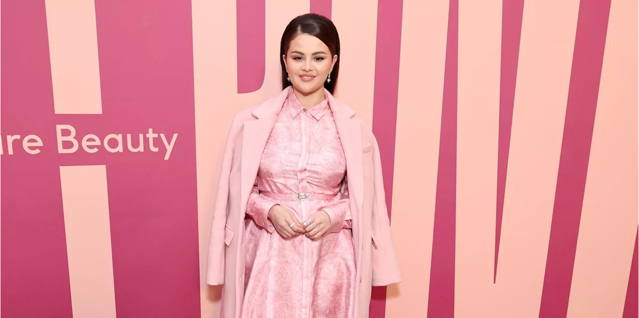 Selena Gomez Brings Back Barbiecore with a Monochromatic Powder-Pink Look