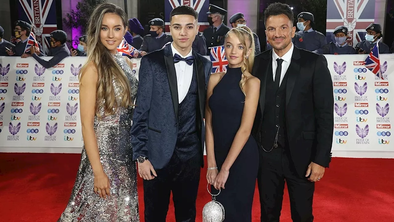 Peter Andre praises children Junior and Princess following 'difficult time' in the family