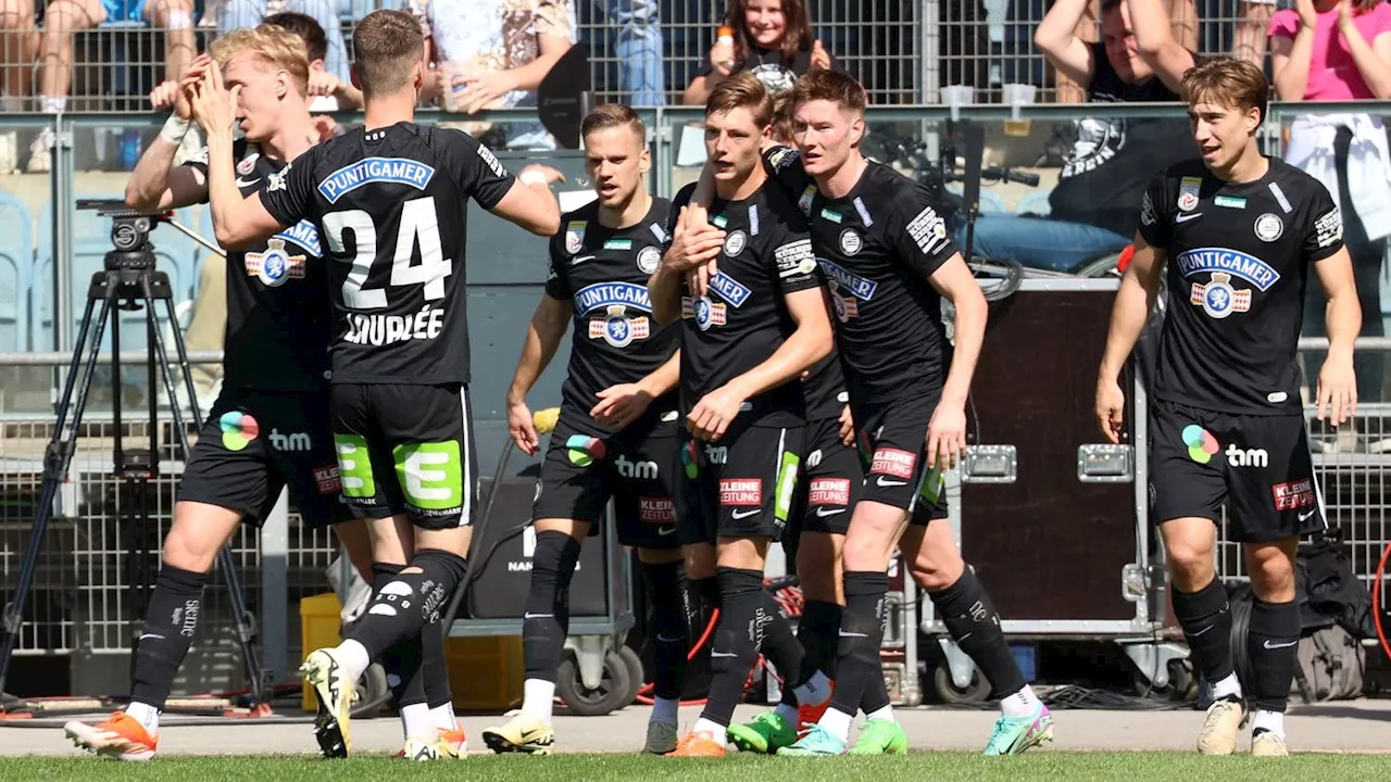 Sturm schlägt LASK, erhöht Druck im Meisterrennen