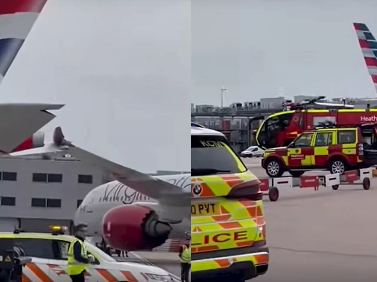 Paura all'aeroporto di Londra Heathrow: due aerei si scontrano in pista