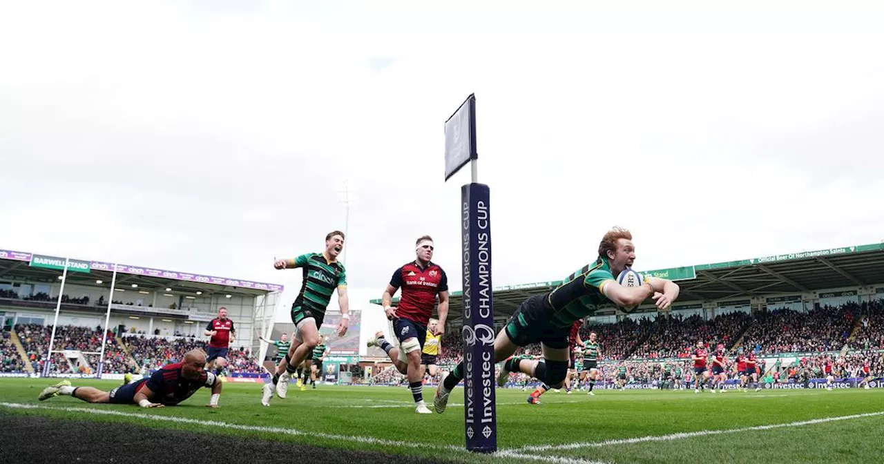 Munster run out of gas as Northampton keep foot down to make quarter-finals