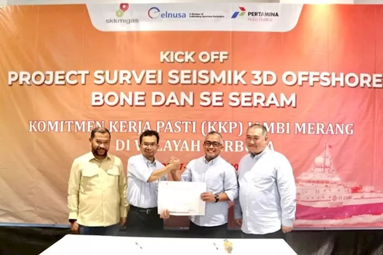 Kejar Target 1 Juta Barel, Elnusa Mulai Survei Seismik 3D Offshore di Seram Maluku