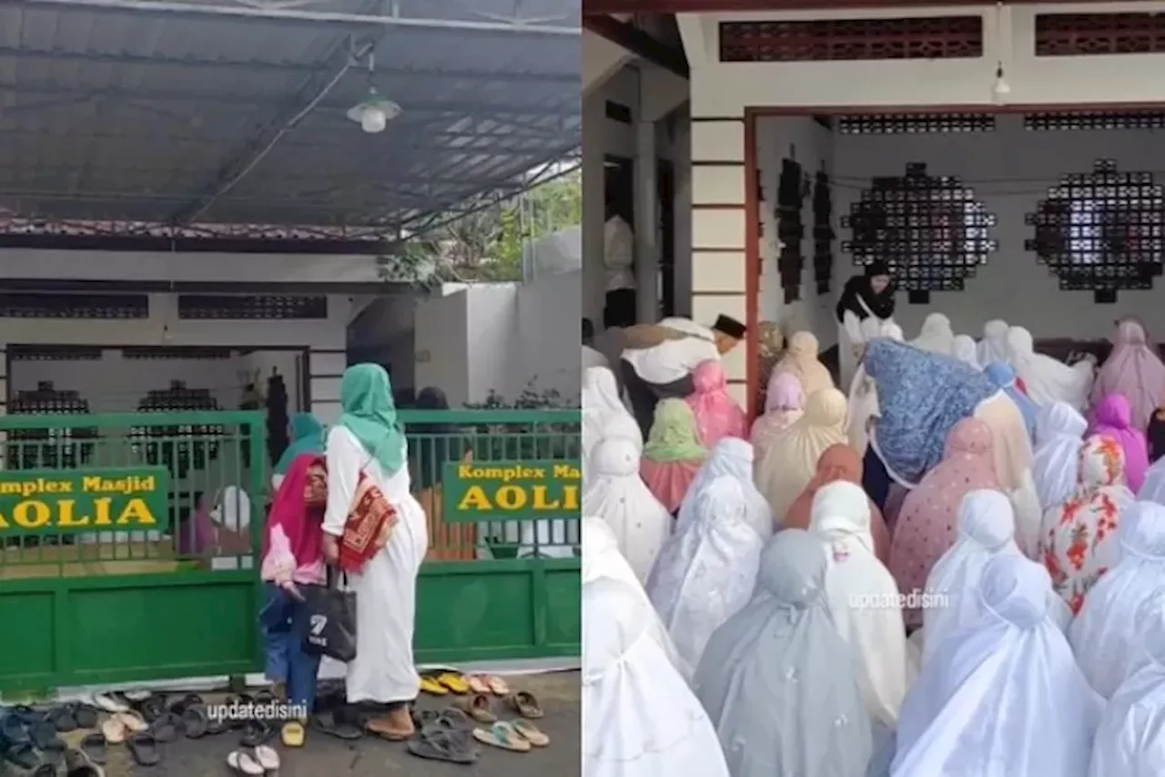 Pagi Ini, Jamaah Masjid Aolia Gunungkidul Yogyakarta Gelar Salat Idul Fitri 2024 Lebih Awal