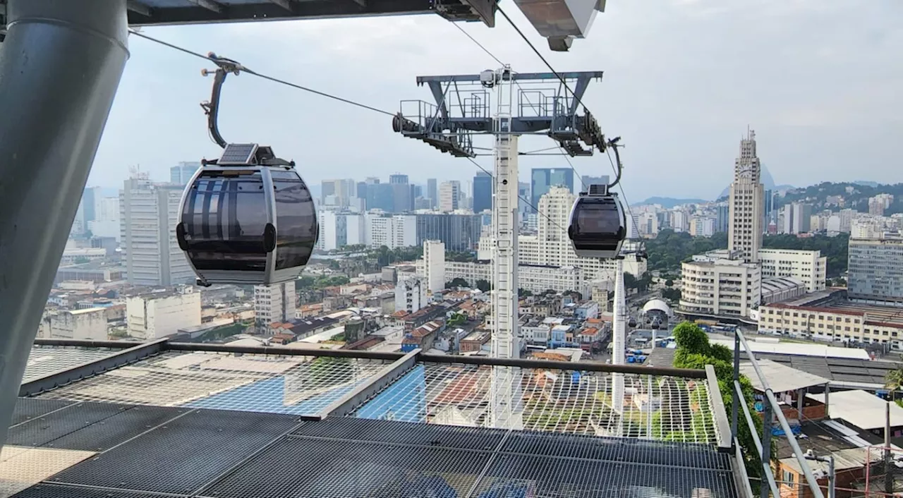 Teleférico do Morro da Providência volta a funcionar neste domingo