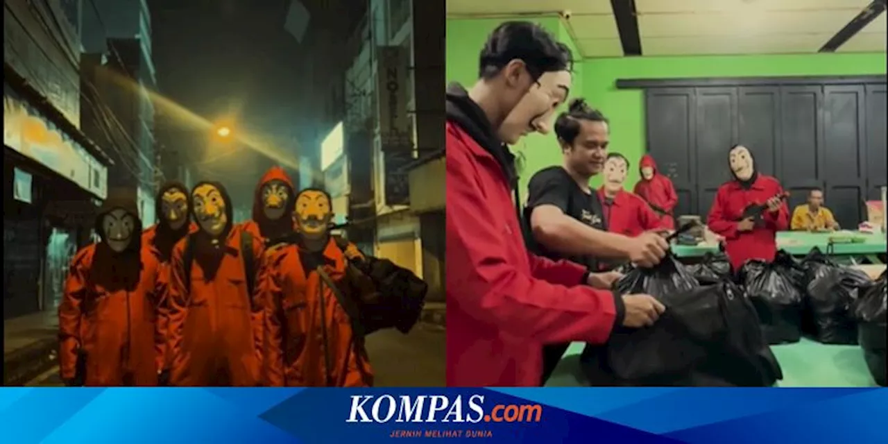 Cerita Komplotan 'Money Heist' Bagi-bagi Sahur di Bandung