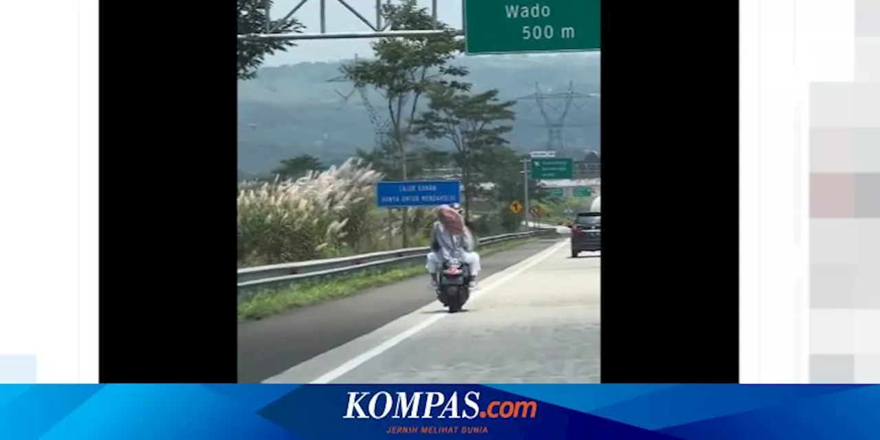 Viral, Video Pengendara Motor Masuk Tol Cisumdawu, Mengaku Tersesat Google Maps