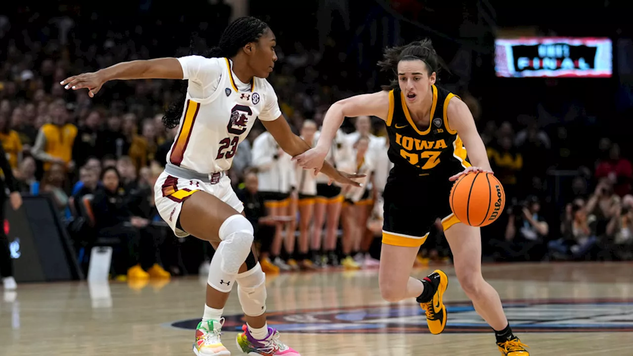 South Carolina finishes off perfect season with NCAA championship, beating Iowa 87-75