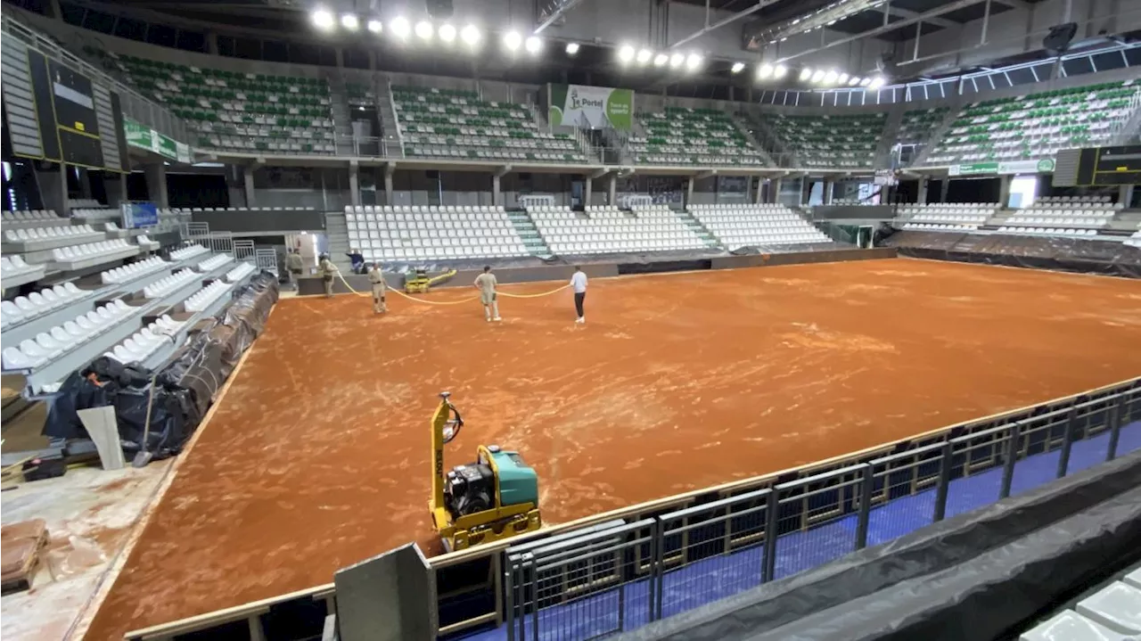 La salle de basket de l’ESSM transformée pour la Billie Jean King Cup