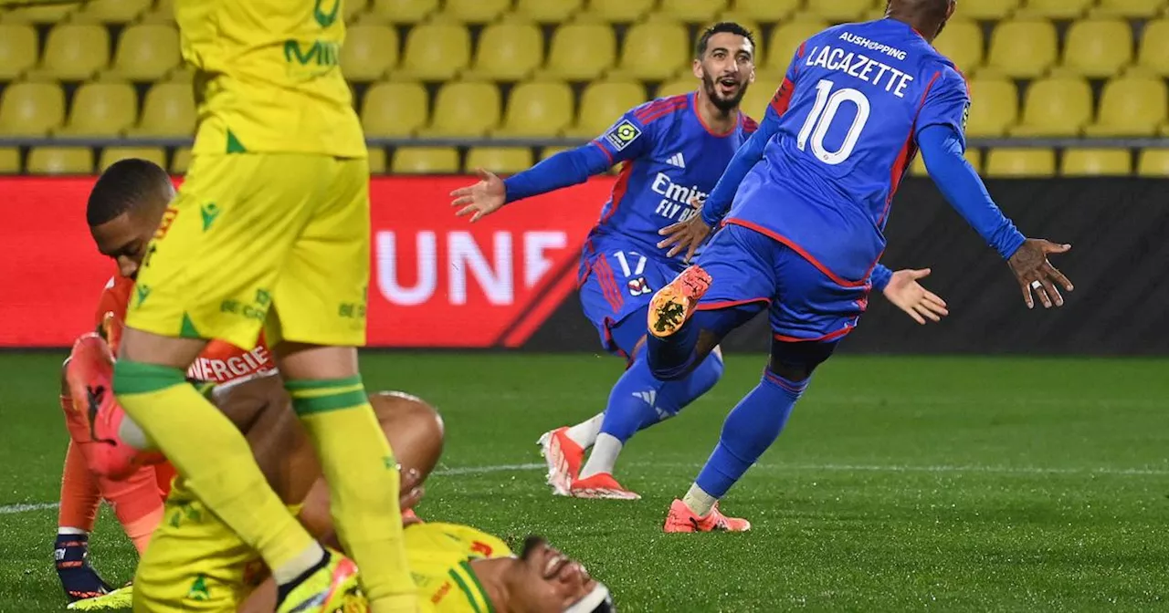 Ligue 1 : Lyon renverse Nantes en une mi-temps et s’offre un succès important