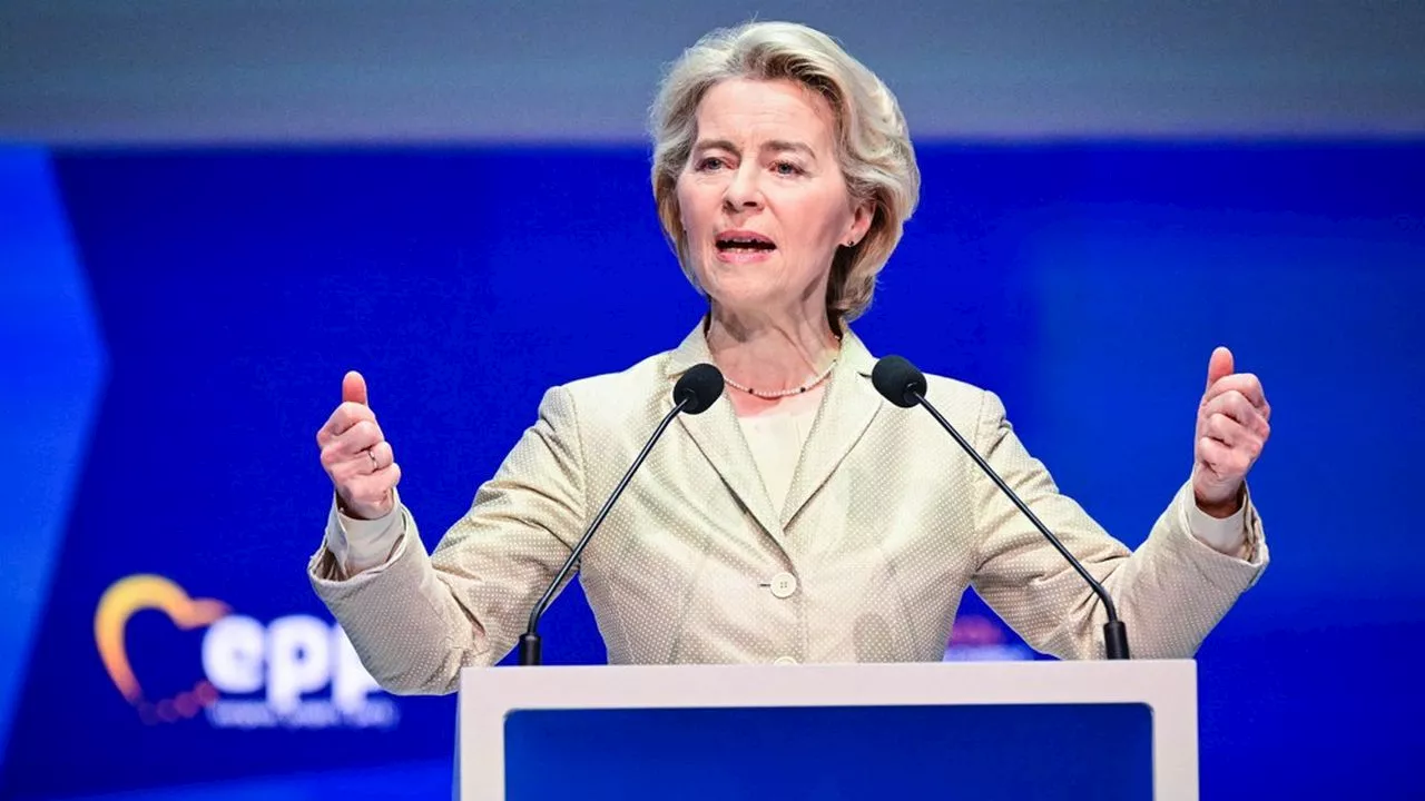 Ursula von der Leyen lance sa campagne en Grèce