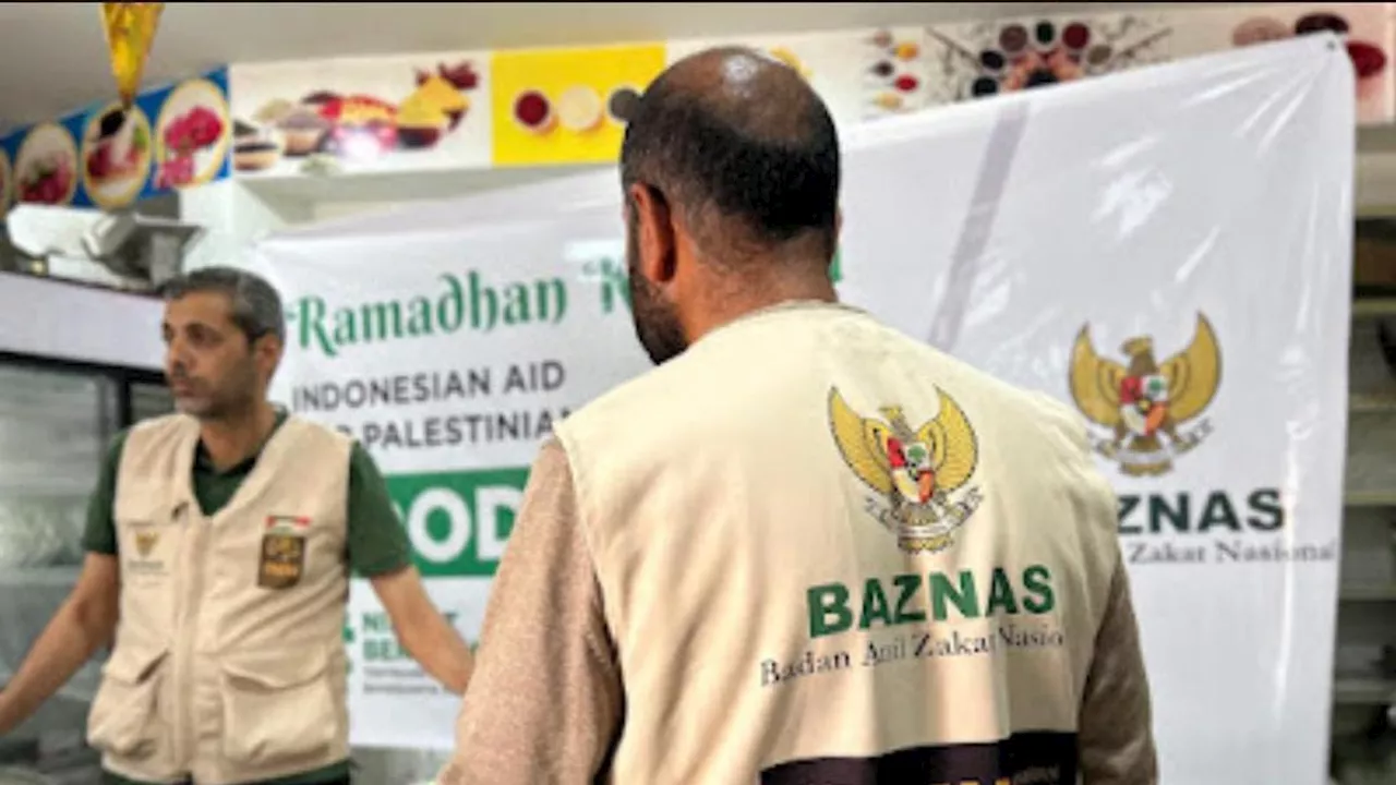 BAZNAS and INH Distribute Ramadan Blessing Meals to Palestinian Refugees in Gaza