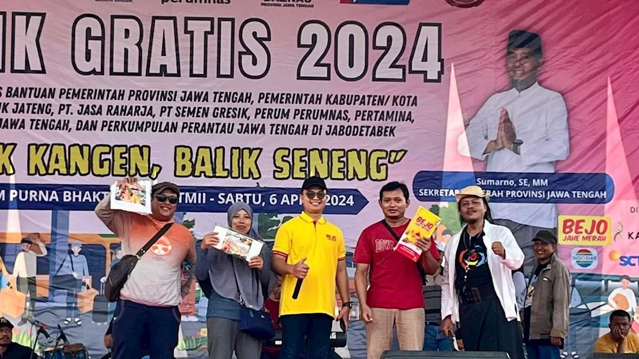 Bejo Jahe Merah Gelar Mudik Gratis 2024 untuk 12.600 Pedagang Kaki Lima, ART dan Buruh