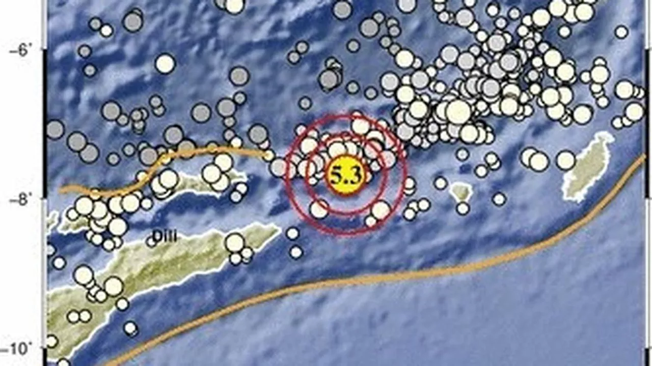 Gempa Magnitudo 5,3 Getarkan Maluku Barat Daya Senin Pagi