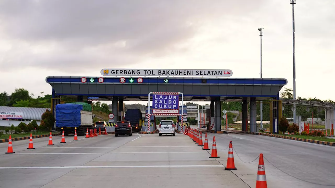 Puncak Arus Mudik, Jalan Tol Trans Sumatera Dilalui 197.440 Kendaraan