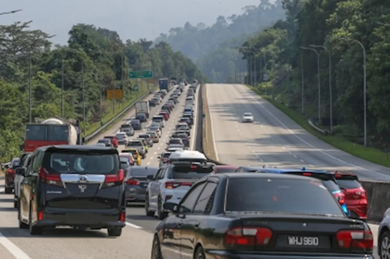 Traffic flow on several highways reported to be slow as of 5pm today