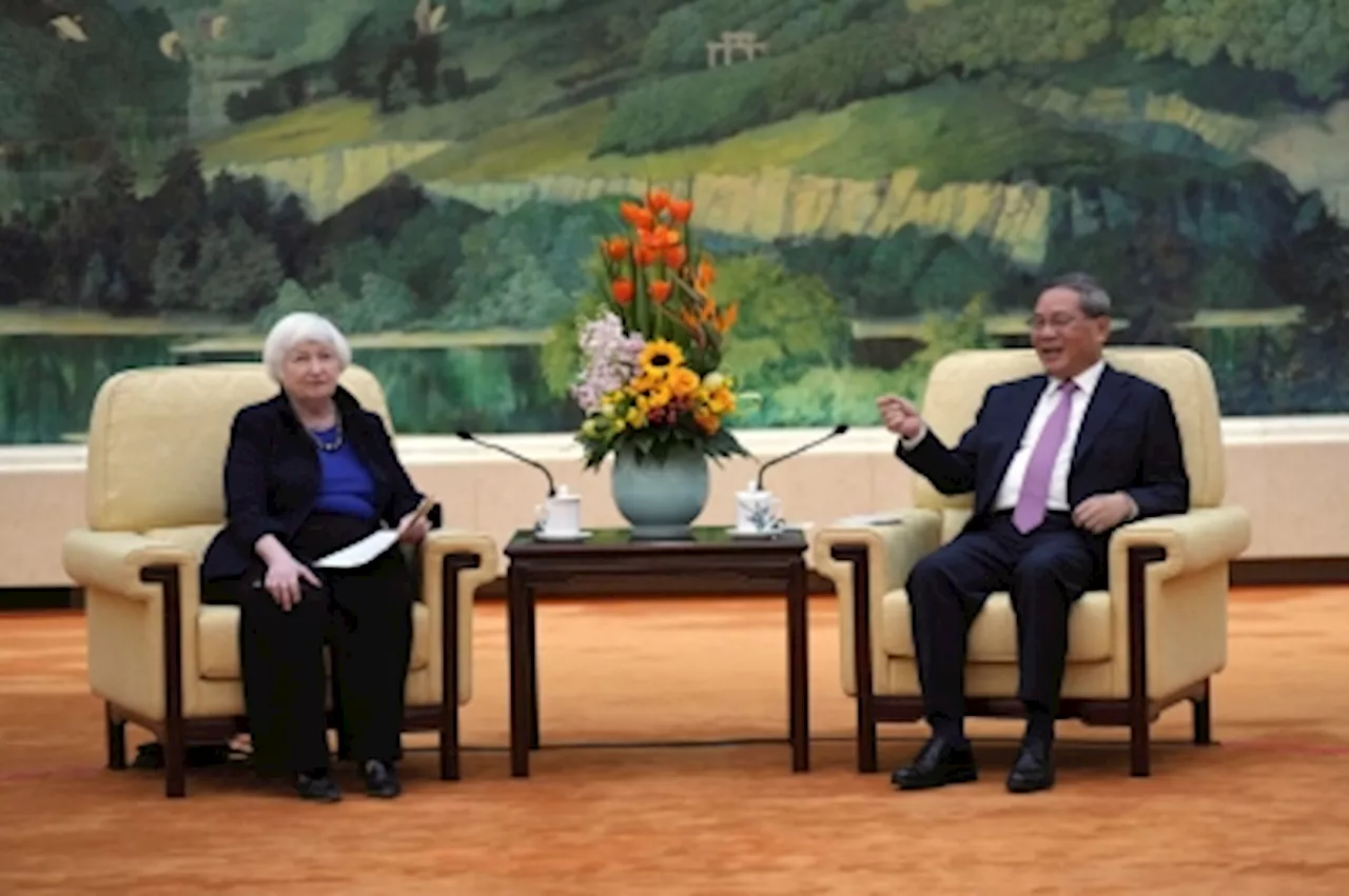 US Treasury Secretary Yellen and Chinese Premier Li express hope for improved bilateral relations