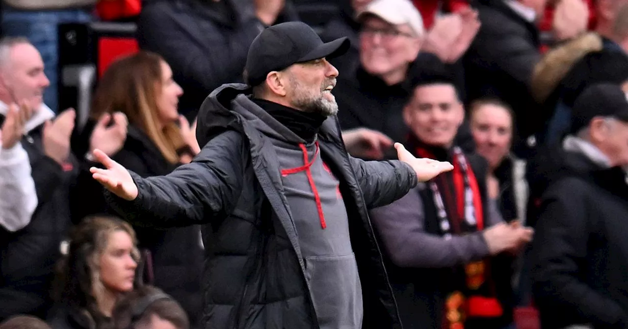 Jurgen Klopp aims dig at Man United performance after Liverpool draw