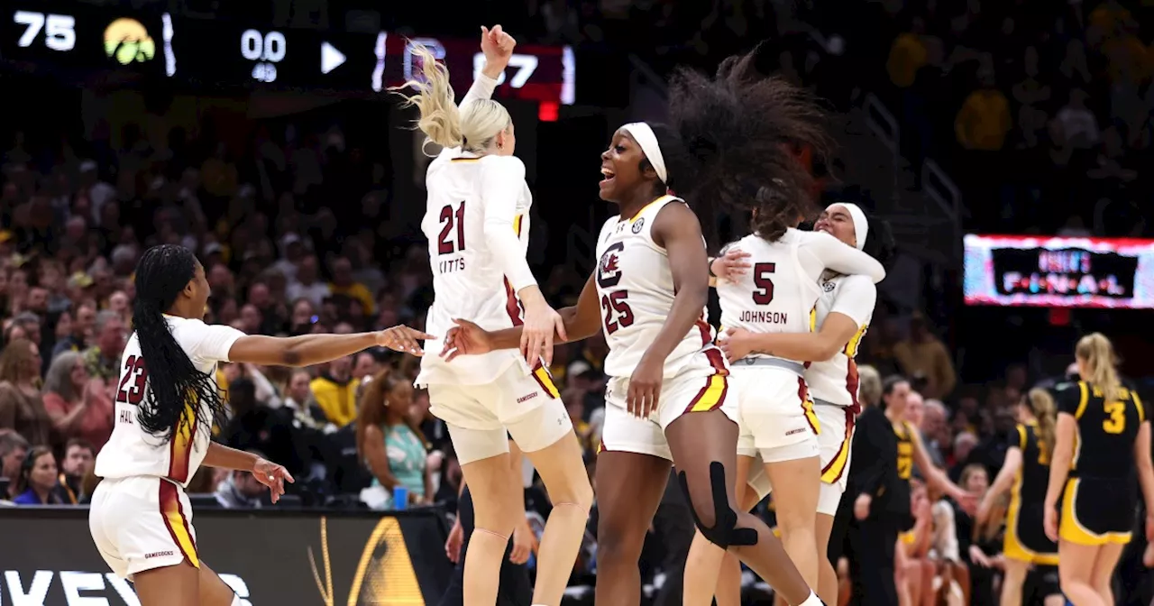 March Madness live updates: South Carolina wins NCAA Women’s Championship over Iowa, capping perfect season