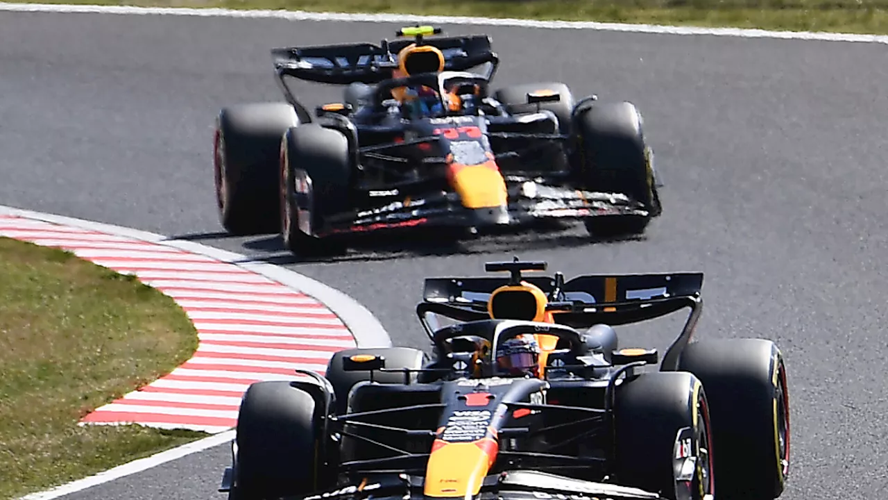 Verstappen und Perez feiern Red-Bull-Doppelsieg in Japan