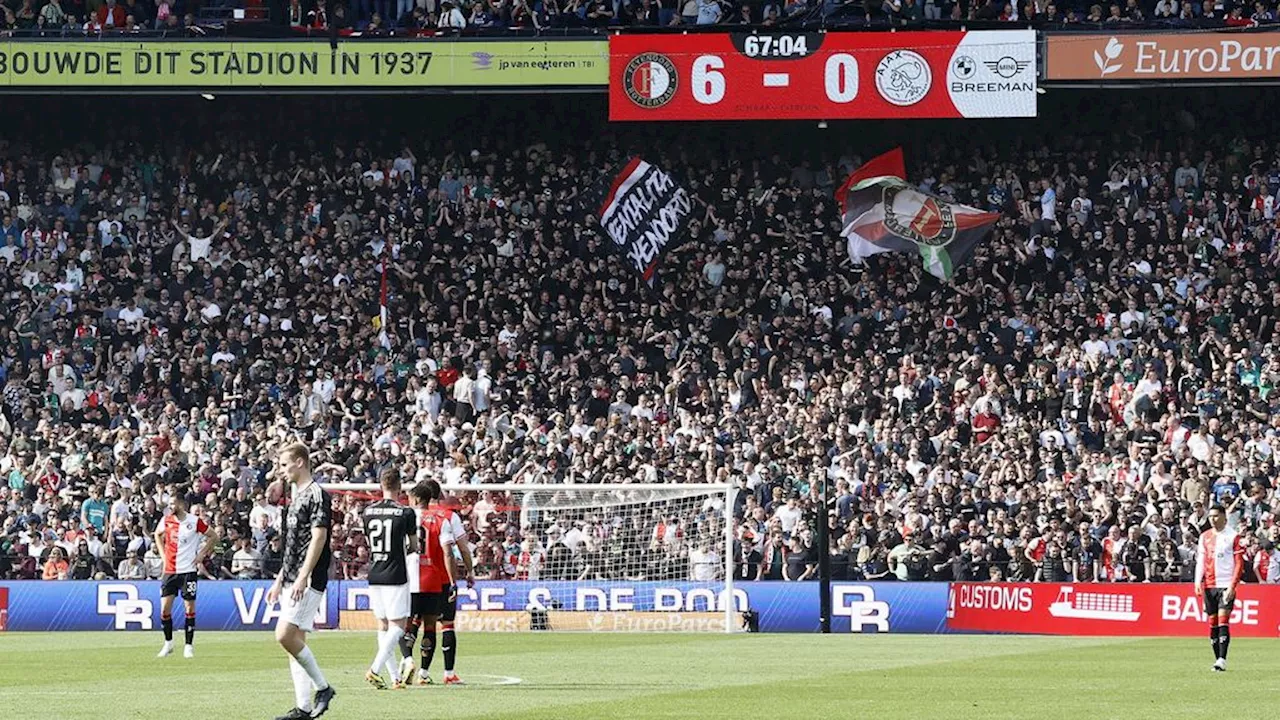 Ajax zakt door ondergrens in De Kuip: 'Dit zal ons nog lang achtervolgen'