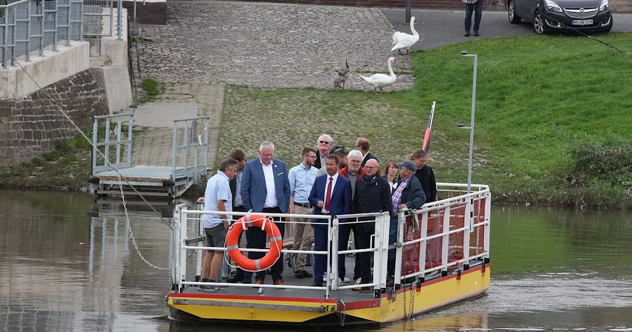 Die FDP Bad Oeynhausen beantragt eine Seilzug-Fähre für die Weser